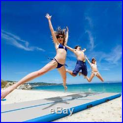 FBSPORT 1026FT x 6.6FT Inflatable Air Track Gym Gymnastics Tumbling Mat + Pump
