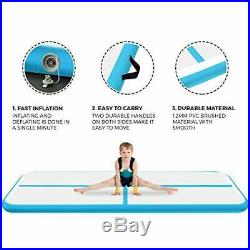 FBSPORT 1026FT x 6.6FT Inflatable Air Track Gym Gymnastics Tumbling Mat + Pump