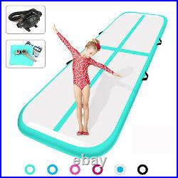 FBSPORT 10ft30ft Inflatable Gymnastics Air Mat Track GYM Tumbling Mat Yoga Pump