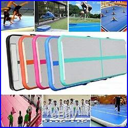 FBSPORT 26ft x 3.3ft x 4 inch Inflatable Gymnastics Air Track Mat Pink US Stock