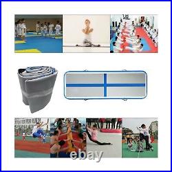 FBSPORT 8inches/4 inches Thickness Air Inflatable Track Mat, 26ft/23ft/20ft/17