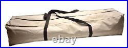 FBSPORT Inflatable Gymnastics Air Track Tumbling Mat 188 x 37 Black Gray
