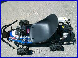Fast kid mini shifter kart race kit track cart Baja black blue air filled tires