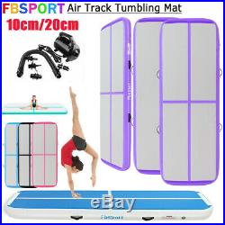Fbsport 1020ft 4in 8in Inflatable Airtrack Air Track Gym Tumbling Mat+Pump