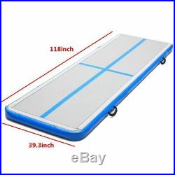 GoFun 10FT Inflatable Air Track Tumbling Mat GYM Floor Home Gymnastics with Pump