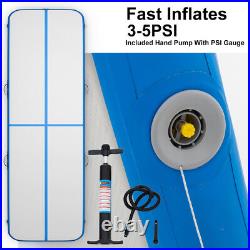 Goplus 10 Inflatable Gymnastics Mat Air Track Floor Mats Water Buoyancy Pump