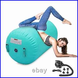 Gymnastics Barrel Inflatable Tumbling Roller Air Octagon Mat with Electric Pump