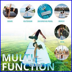 Gymnastics Mat Air Mats 10ft, Inflatable Tumbling Mat Tumble Track Air Floor