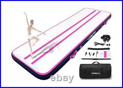 Gymnastics Tumbling Mats, Air Tumble Track Mat with 4/8 inches Thick, Inflata