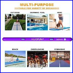 HIJOFUN Premium Air Inflatable Track 10ftx3.3ftx8in Gymnastics Tumbling Mat I