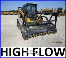 High Flow 2019 Caterpillar 299d2xhp Cab Heat Air Track Skid Steer Loader Cat 299