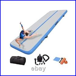 IBATMS Air Mat Tumble Track 10ft Inflatable Gymnastics Training Mat with Elec