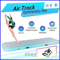 Inflatable 10 Ft Air Track Mat Home Outdoor Gymnastics Tumbling Yoga Mat PVC