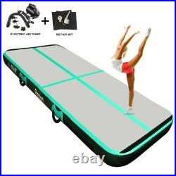 Inflatable 3.3-23Ft Air Mat Track GYM Yoga Floor Gymnastics Tumbling Mat WithPump