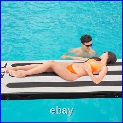 Inflatable Air Gymnastic Mat, 10Ft/13Ft/15Ft/16.4Ft with Electric Pump, Portable