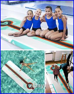 Inflatable Air Gymnastics Mat 10 Ft, Air Tumbling Track Mat, Inflatable Dock Ma
