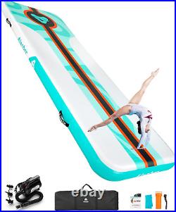 Inflatable Air Gymnastics Mat 10 Ft, Air Tumbling Track Mat, Inflatable Dock Ma