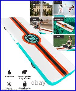 Inflatable Air Gymnastics Track Mat, 10Ft Air Tumbling Track Mat, Inflatable Dock