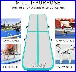 Inflatable Air Mat Track Tumbling Training Mat Gym Floor Gymnastics+Pump 1100cm