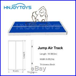 Inflatable Air Track Floor Inflatable Gymnastics Tumbling Mat GYM16.5x6.6ft8inch
