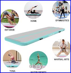 Inflatable Air Tumbling Mat Gymnastics Tumble Track 4/8 Inches Thickness Air Mat
