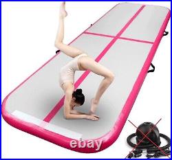 Inflatable Gym Mat 26FT Air Tumbling Track Gymnastics Inflatable 26' x 3.3' x 4