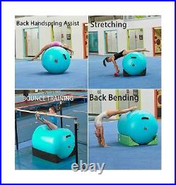 Inflatable Gymnastic Mat Air Track Tumbling Mat 6.6ft 10ft 13ft 16ft 20ft 4/8