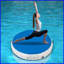Inflatable Gymnastic Mat Air Track Tumbling Mat Foldable Yoga Training Pad+Pump