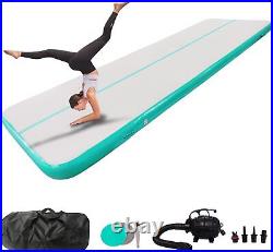 Inflatable Gymnastics Tumbling Mat 13ft/16ft/20ft Air Mat Tumble Track 4'' High