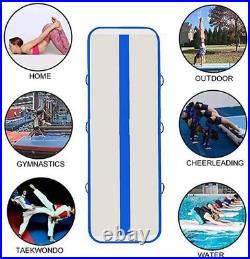 Inflatable Gymnastics Tumbling Mat Air Tumble Track 10/13Ft 4/6In Thickness Air