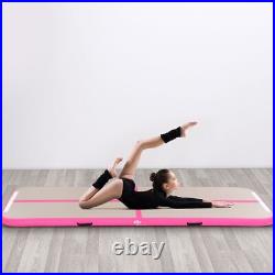 Modern Pink Air Track Inflatable Gymnastics Tumbling Floor Mats withPump