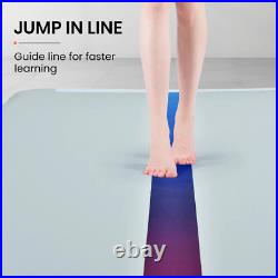 NNEMB 800x100x20cm Inflatable Air Track Mat Tumbling Gymnastics-Multi-Coloured