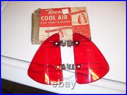 NOS Vintage Original Rowse Accessory Wind Breezies Air Deflectors GM window wing