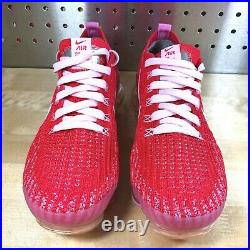 New Nike Air Vapormax Flyknit 3 Track Red Foam Shoe CU4756-600 Women's Sz 7