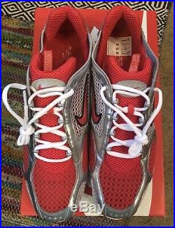 Nike AIR ZOOM SPIRIDON CAGE 2 TRACK RED/ WHITE Mens 13. New In Box