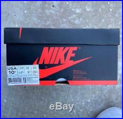 Nike Air Air Jordan 1 Retro High OG Track Red 555088-112 Size 10.5 GENTLY USED