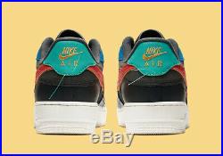 Nike Air Force 1 Low BHM Smoke Gray Track Red CT5534-001 Men's Shoes Size 9 NEW