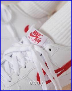 Nike Air Force 1 Low GS Size 6Y Mens Cut Out White Red DR7970 100