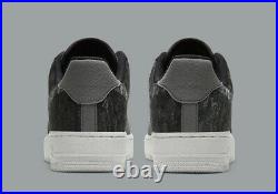 Nike Air Force 1 One Low Recycled Wool Move to Zero Black White CV1698-001 sz 10