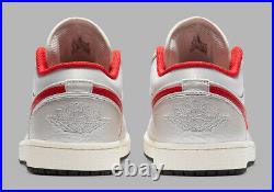 Nike Air Jordan 1 Low Night Track Size 10.5 DA4668-001 Sail Red Black