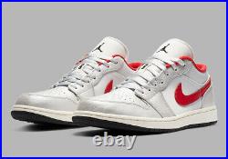 Nike Air Jordan 1 Low Night Track Size 9. DA4668-001 Sail Red Black