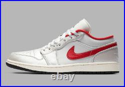 Nike Air Jordan 1 Low Night Track Size 9. DA4668-001 Sail Red Black