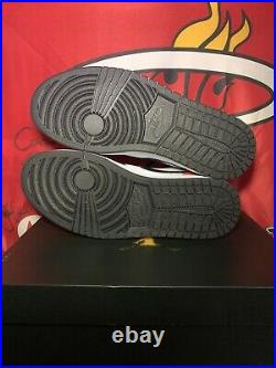 Nike Air Jordan 1 Mid SE Union Black Toe Track Red White Sz 9.5 (852542-100) DS