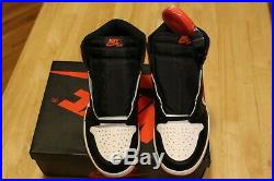 Nike Air Jordan 1 Retro High OG Track Red 555088-112 Size 10.5 DS New White RARE