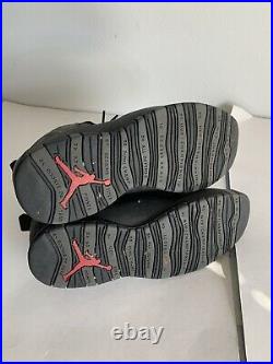 Nike Air Jordan 10 Retro DARK SHADOW GREY BLACK 310805-002 Men's Size 10.5