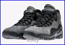 Nike Air Jordan 10 Retro DARK SHADOW GREY BLACK TRUE RED 310805-002 OG Men's