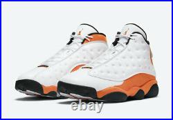 Nike Air Jordan 13 Retro Starfish Orange White Shattered Black 414571-108 sz 18