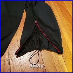 Nike Air Jordan Basketball Track Suit Jacket + Pants Black Red Mens XL Rare