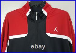 Nike Air Jordan Basketball Track Suit Jacket + Pants Black Red (size 3xl / 2xl)