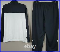 Nike Air Jordan Basketball Track Suit Jacket + Pants Black White Rare (size 4xl)